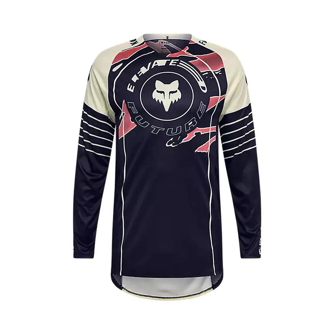 Polera Moto Flexair Inning Negro Fox 1