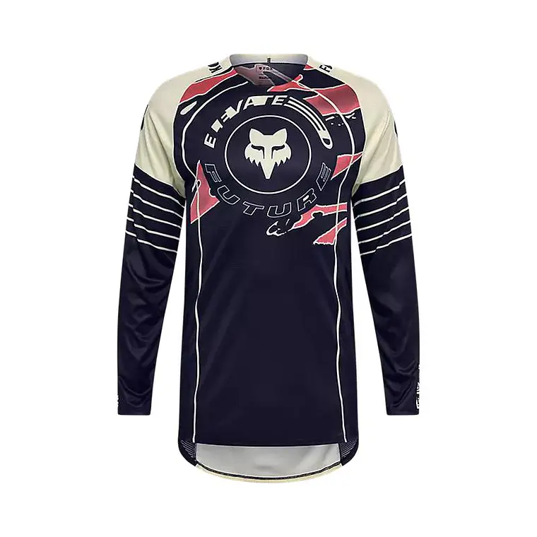 Polera Moto Flexair Inning Negro Fox 1