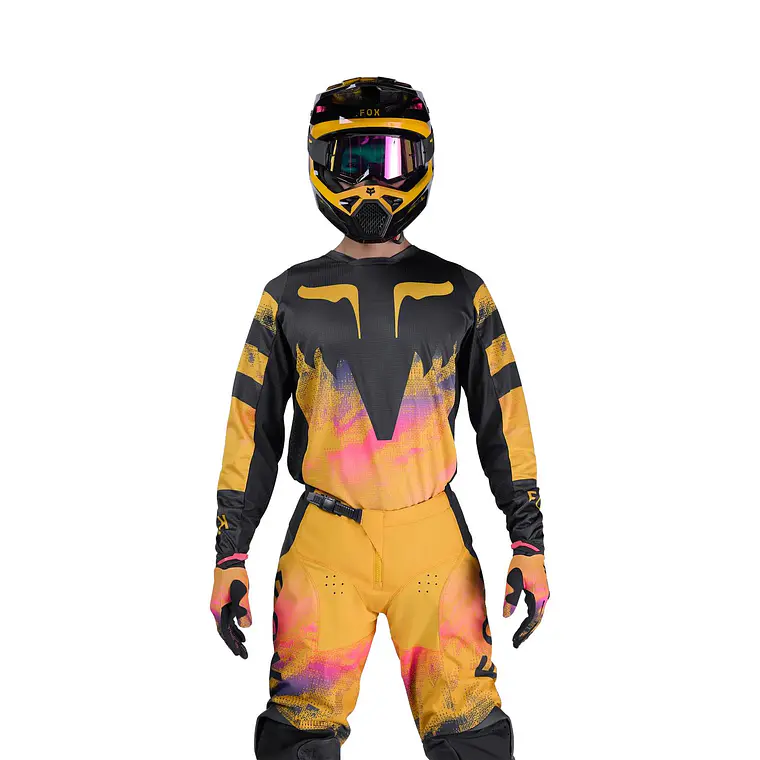 Polera Moto 180 Kairos Amarillo Fox 3
