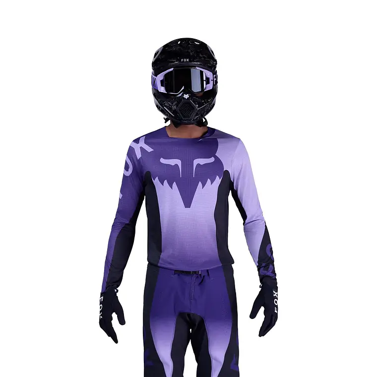 Polera Moto Flexair Spire Morado Fox 3