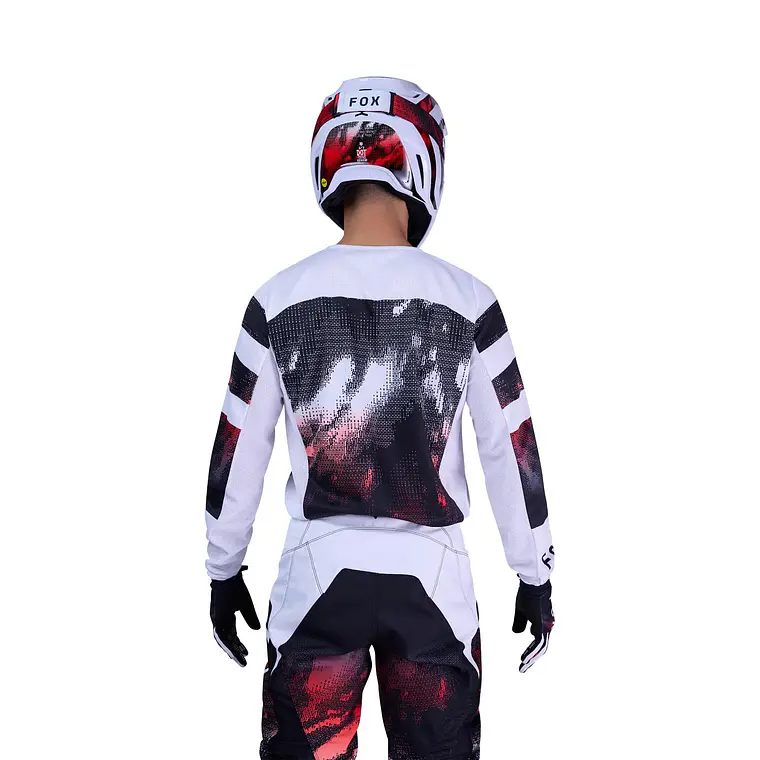 Polera Moto 180 Kairos Blanco Fox 4