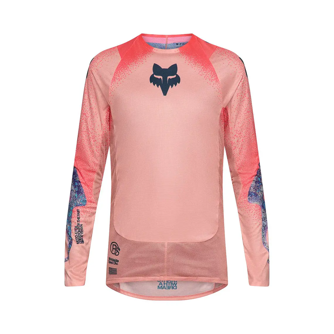 Polera Moto Flexair Vision LE Rosado Fox 1