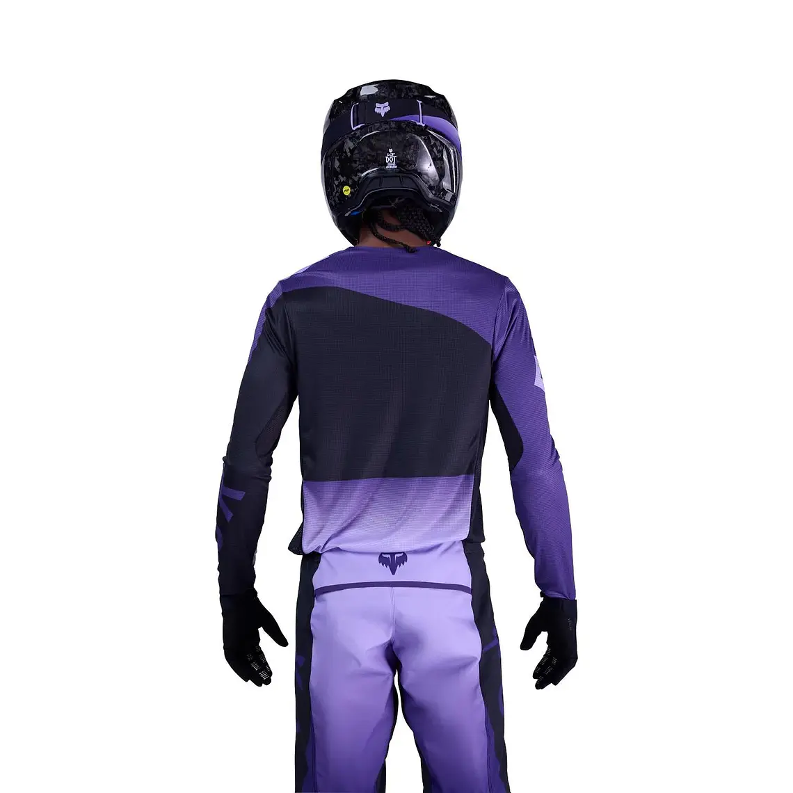 Polera Moto Flexair Spire Morado Fox 4