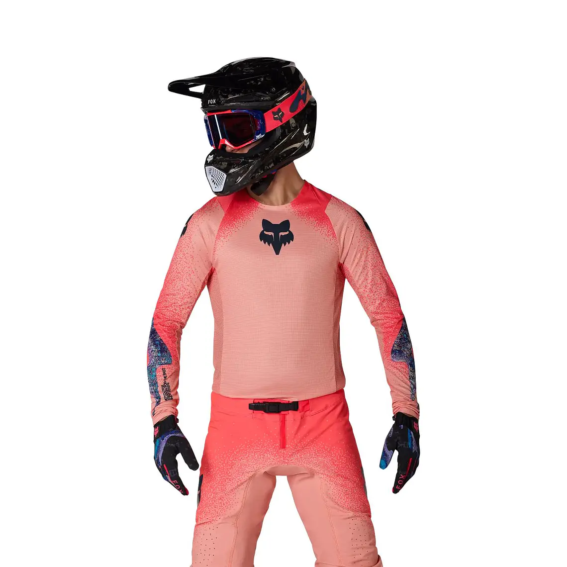 Polera Moto Flexair Vision LE Rosado Fox 3