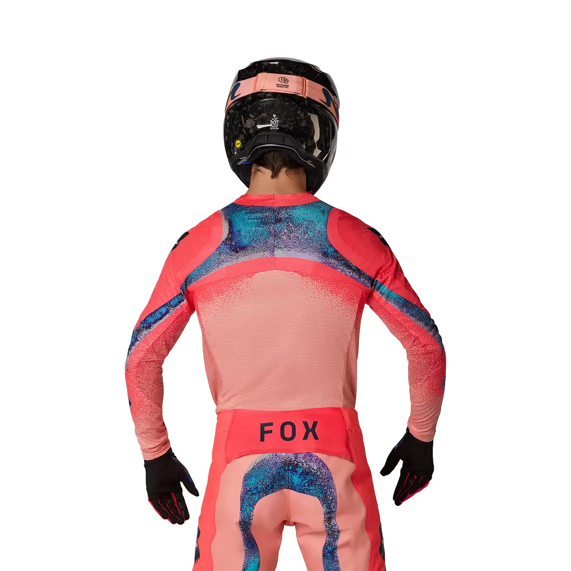 Polera Moto Flexair Vision LE Rosado Fox 4