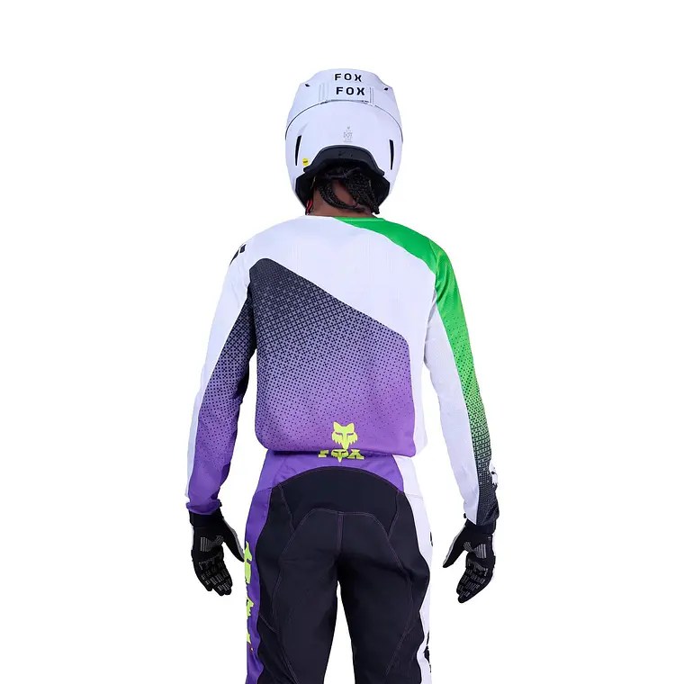 Polera Moto Kawasaki 180 Morado Fox 4