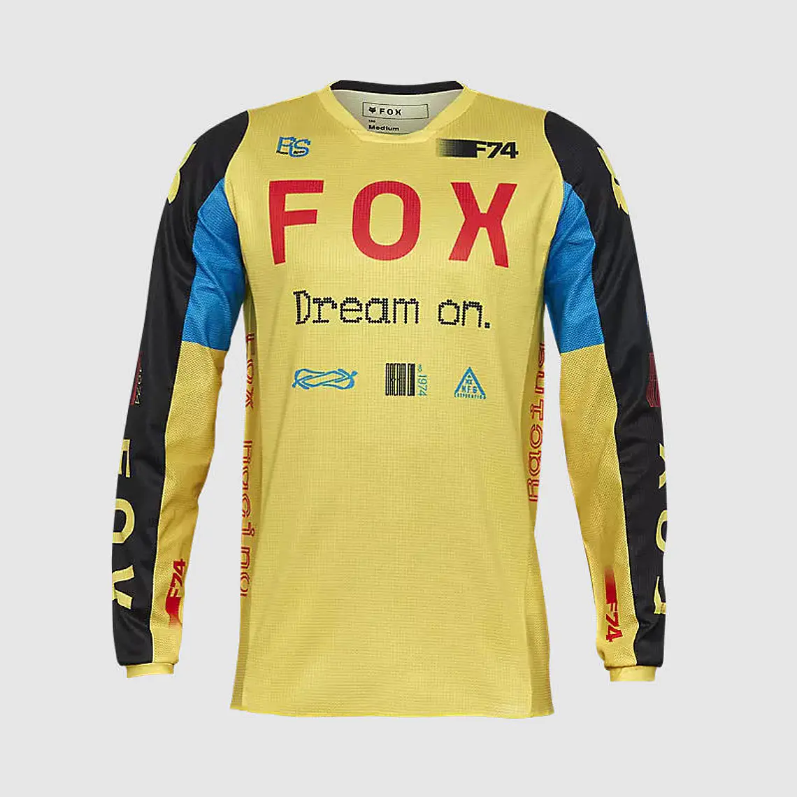 Polera Moto 180 Race Spec Amarillo Pastel Fox 1