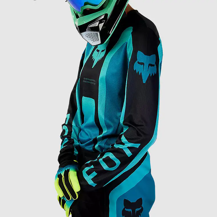 Polera Moto Mujer 180 Ballast Celeste Fox 6