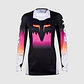 Polera Moto Mujer 180 Flora Negro/Rosado Fox - Miniatura 1