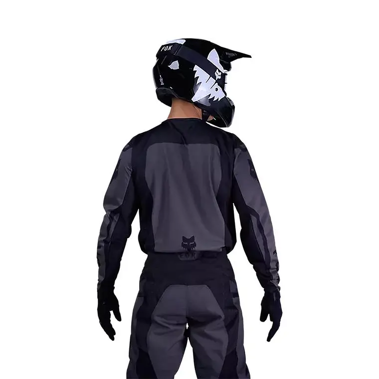 Polera Moto 180 Shield Negro Fox 4