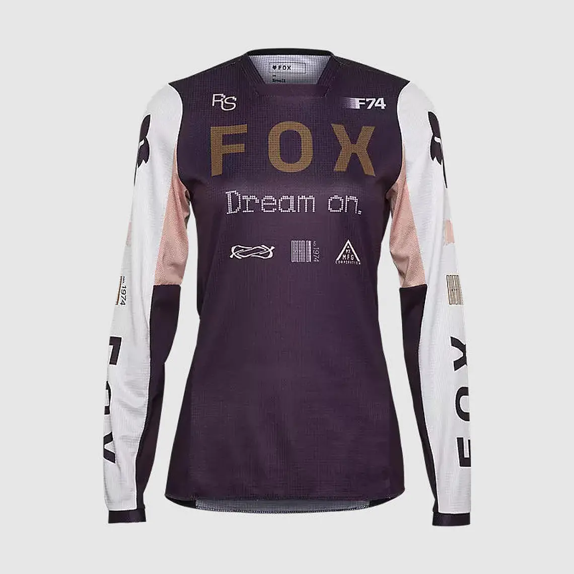 Polera Moto Mujer 180 Race Spec Morado Fox 1