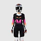 Polera Moto Mujer 180 Flora Negro/Rosado Fox - Miniatura 2