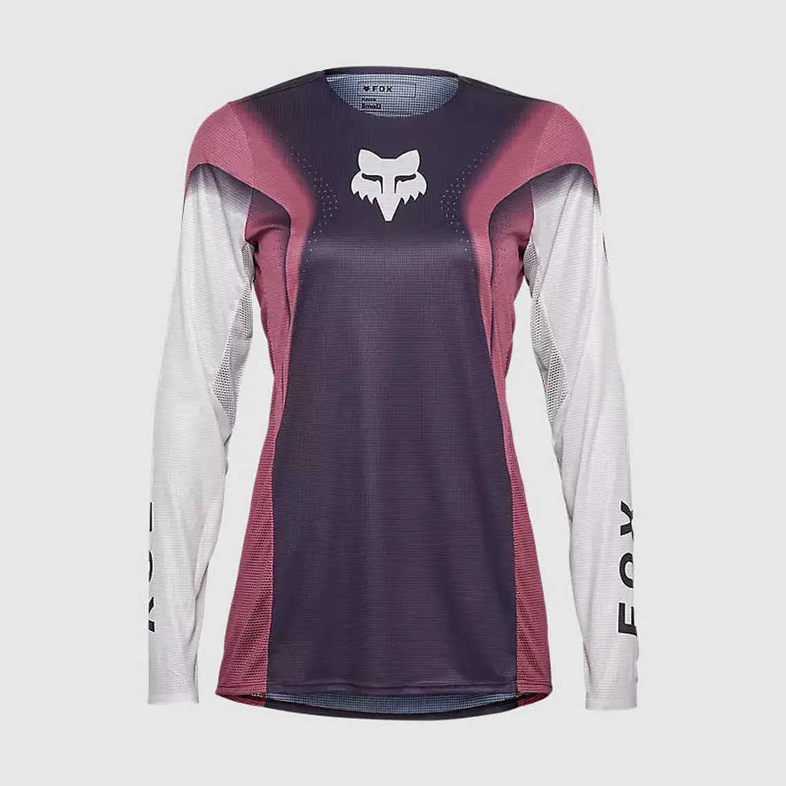 Polera Moto Mujer Flexair Infinite Morado Fox 1