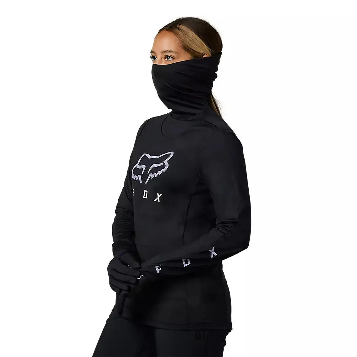Polera Moto Mujer Ranger Drive Negro Fox 2
