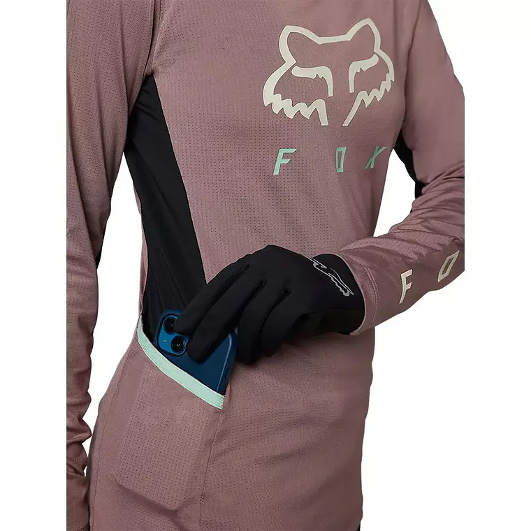 Polera Moto Mujer Ranger Drive Morado Fox 4