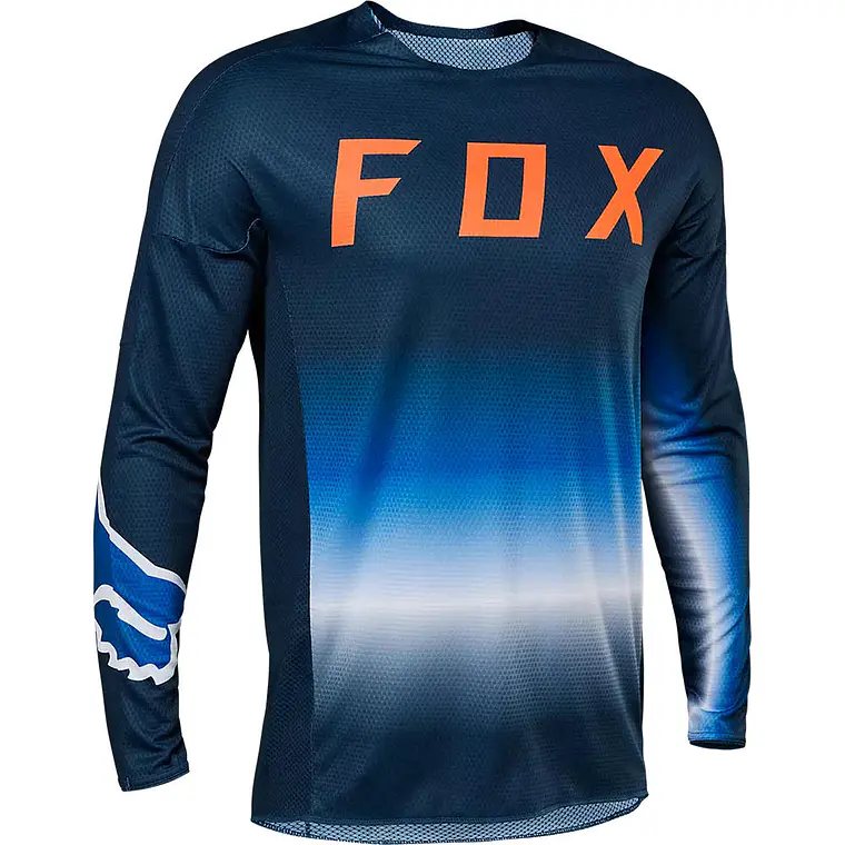 Polera Moto 360 Fgmnt Azul Fox 1