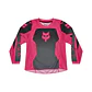 Polera Moto Niño 180 Shield Negro/Rosado Fox - Miniatura 1