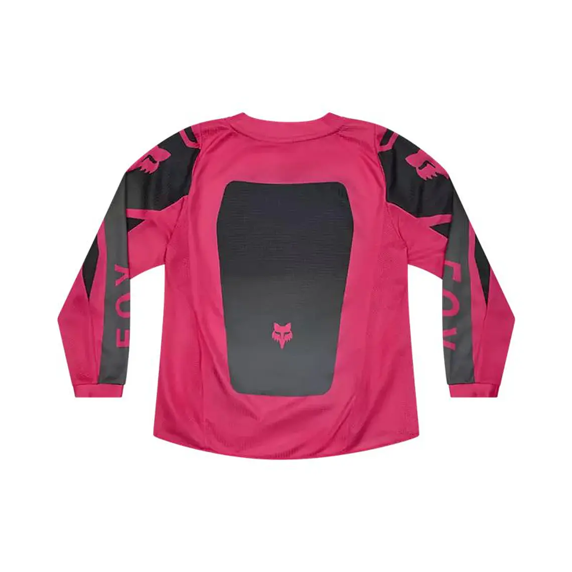 Polera Moto Niño 180 Shield Negro/Rosado Fox 2