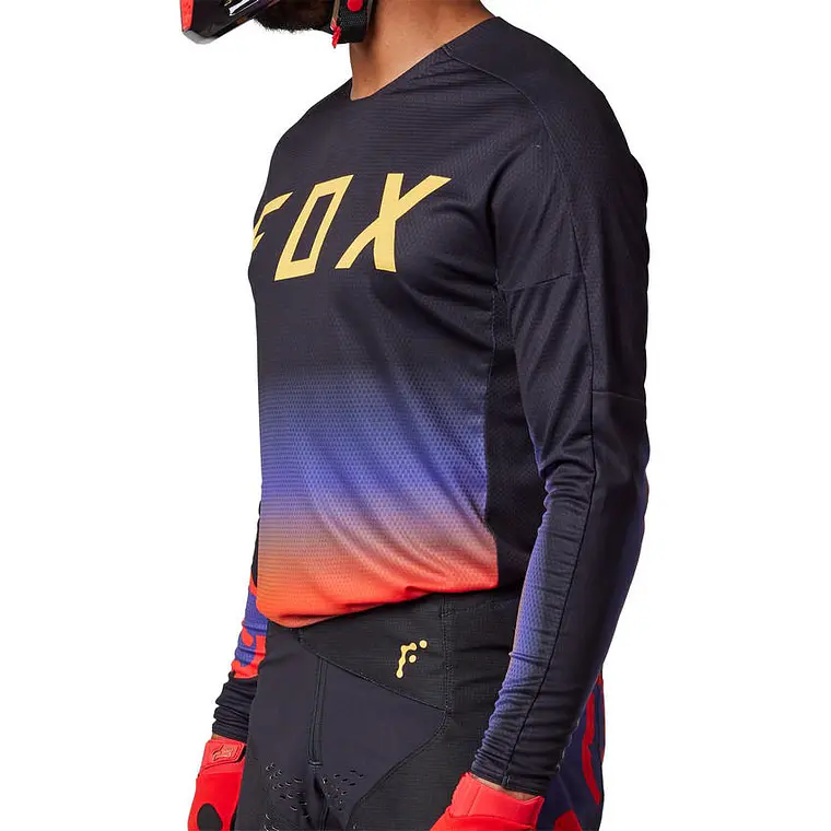 Polera Moto 360 Fgmnt Negro Fox 3