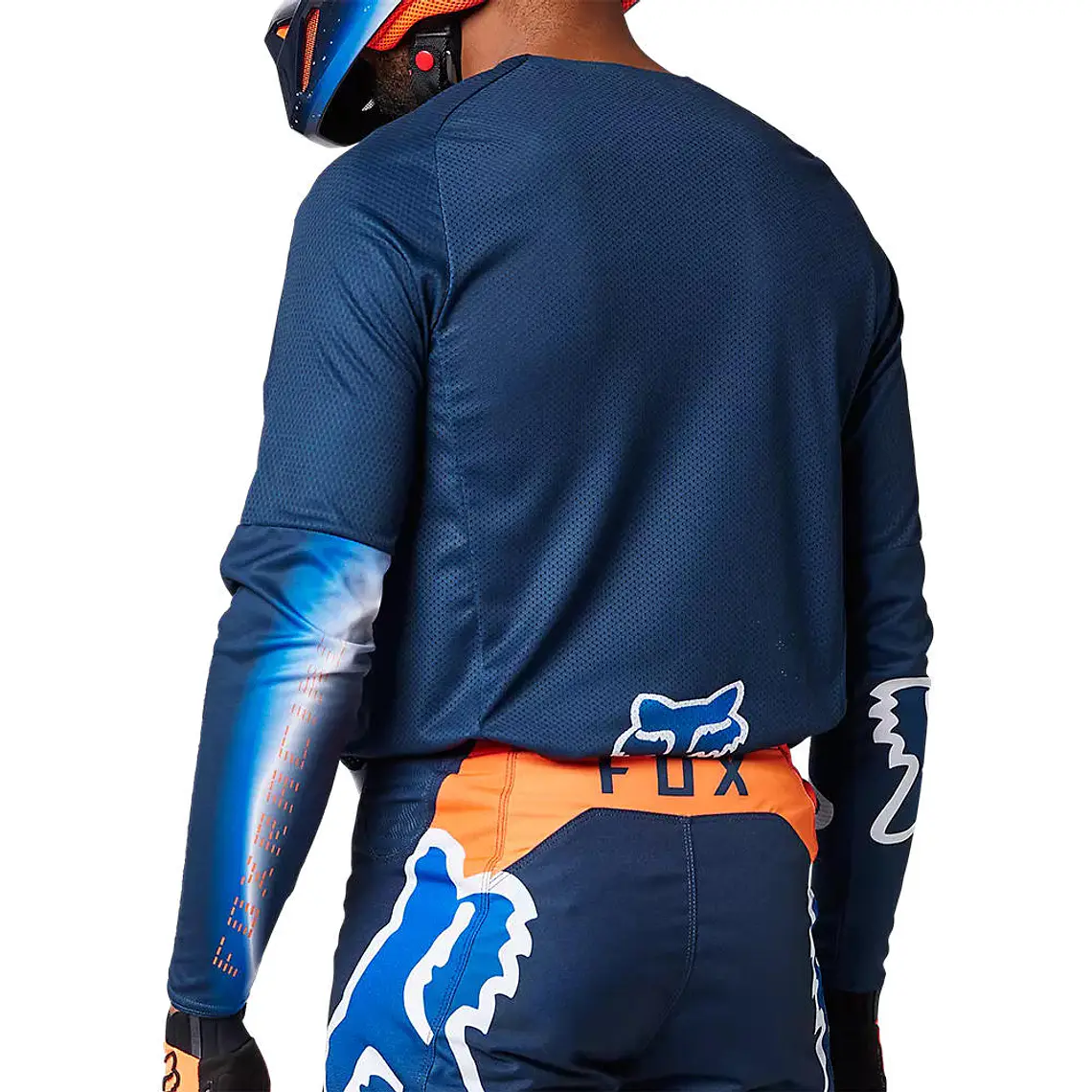 Polera Moto 360 Fgmnt Azul Fox 3