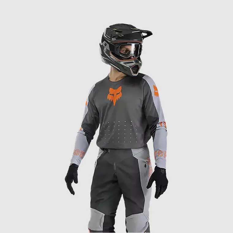 Polera Moto Off-Road Ranger Air Gris Fox 3