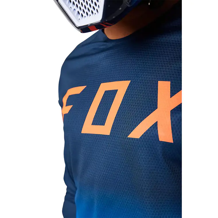 Polera Moto 360 Fgmnt Azul Fox 4