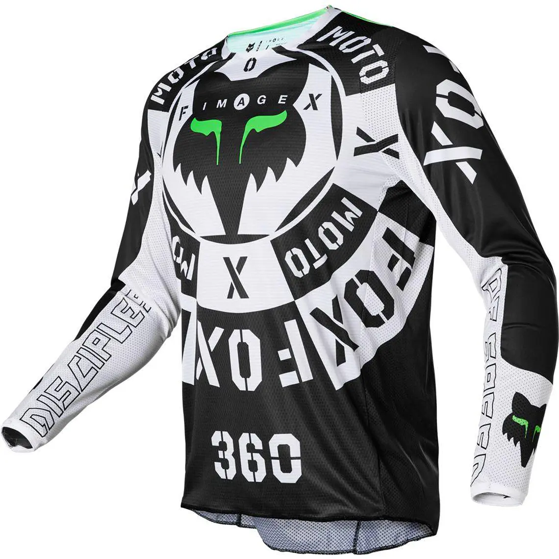 Polera Moto 360 Nobyl Negro Fox 2