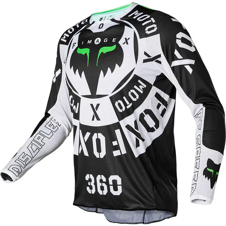 Polera Moto 360 Nobyl Negro Fox 2