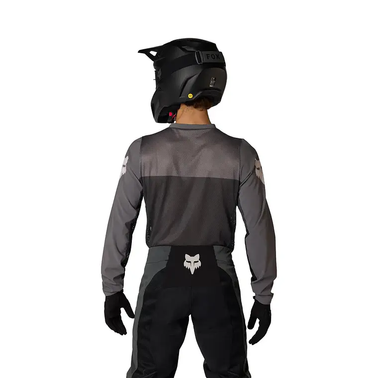 Polera Moto Ranger Air Off Road Negro/Gris Fox 4