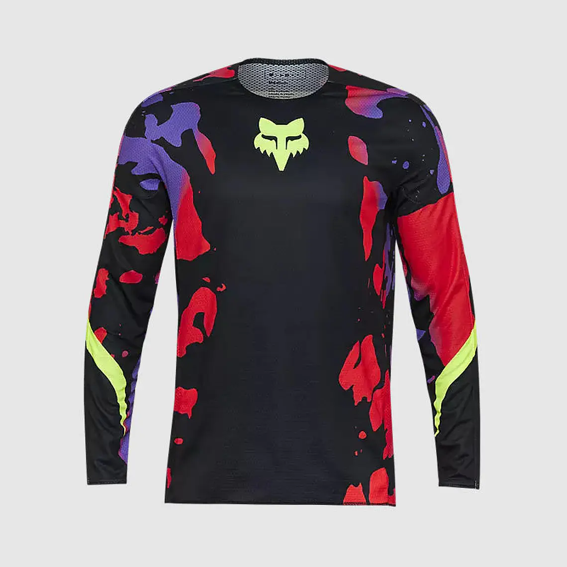 Polera Moto 360 Throttle Negro/Rojo Fox 1