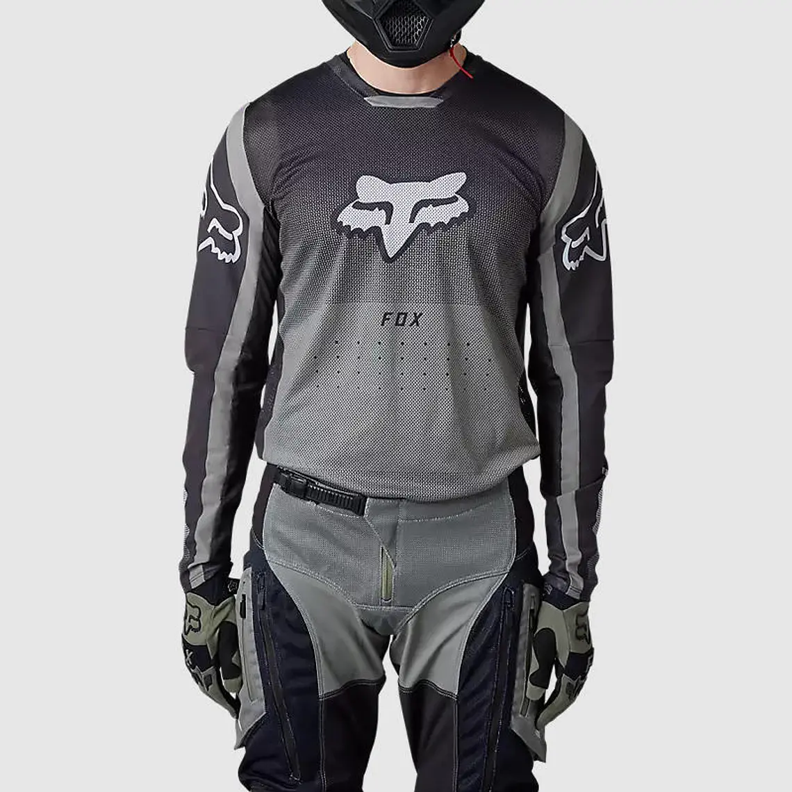 Polera Moto Ranger Air Offroad Gris Fox 2