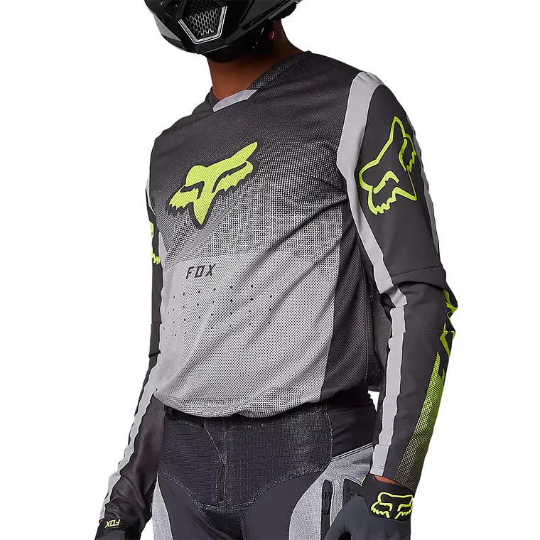Polera Moto Ranger Air Offroad Gris Fox 2