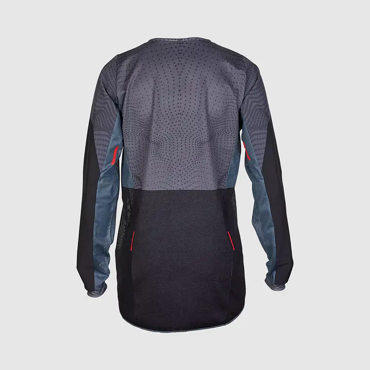 Polera Moto Ranger Air Offroad Gris Oscuro Fox 2