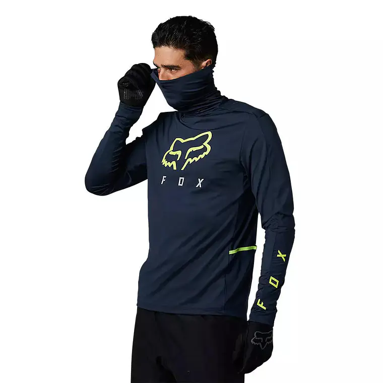 Polera Moto Ranger Drive Azul Fox 2