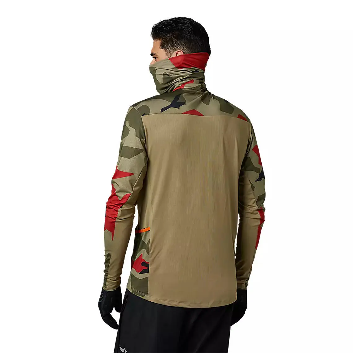 Polera Moto Ranger Drive Camo Verde Fox 3