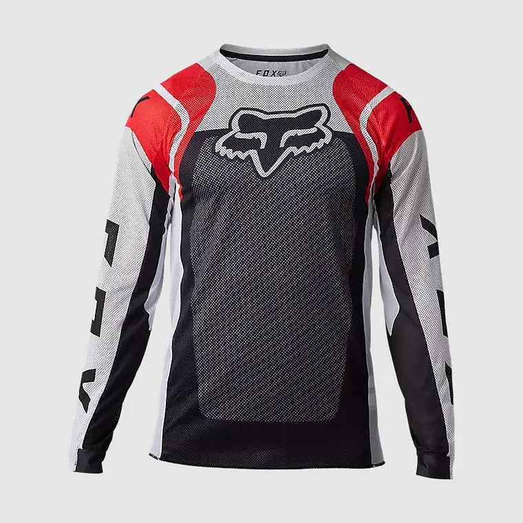 Polera Moto Airline Sensory Rojo Fox 1