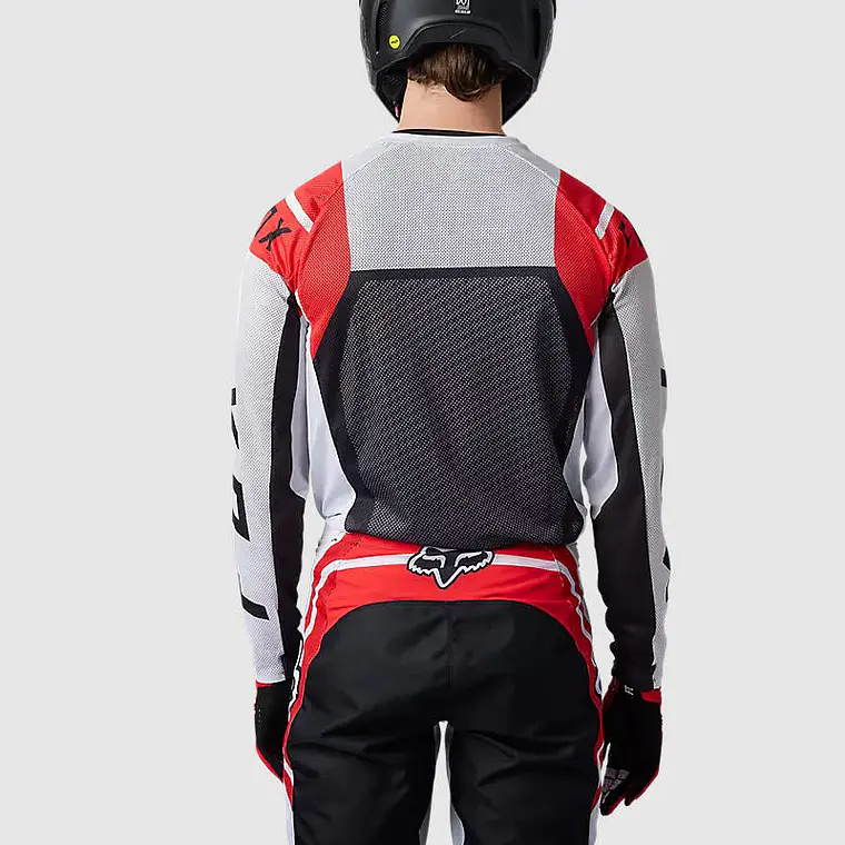 Polera Moto Airline Sensory Rojo Fox 3