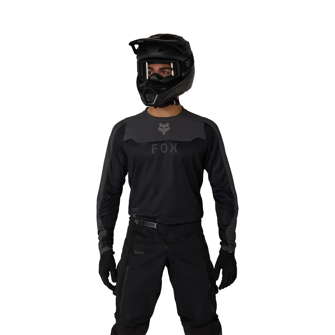 Polera Moto Ranger Off-Road Negro Fox 3