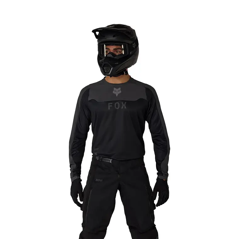 Polera Moto Ranger Off-Road Negro Fox 3
