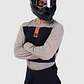 Polera Moto Defend Off Road Manga Larga Cafe Claro Fox - Miniatura 6
