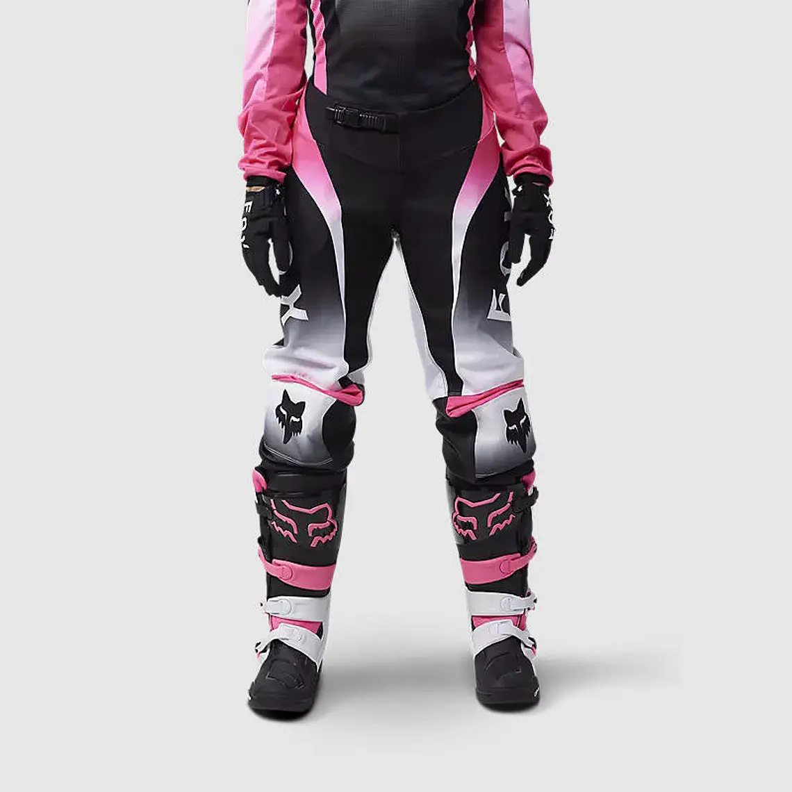 Pantalon Moto Mujer 180 Lean Rosado Fox 3