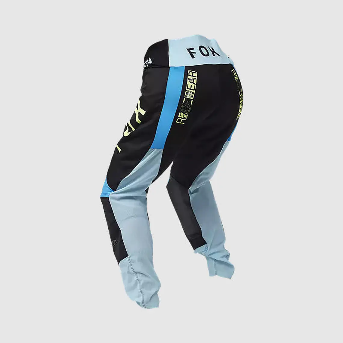 Pantalon Moto Mujer 180 Race Spec Negro/Celeste Fox 2