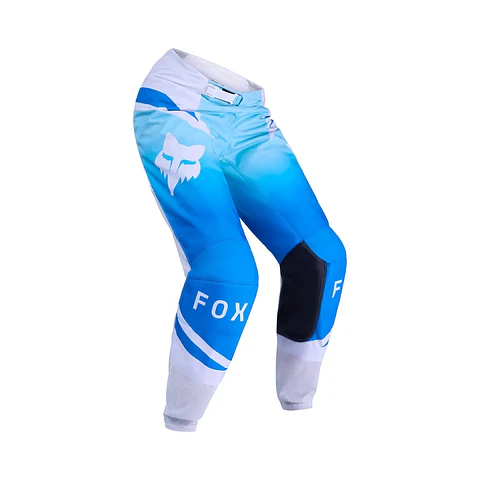 Pantalon Moto Mujer 180 Shield Blanco/Azul Marino Fox
