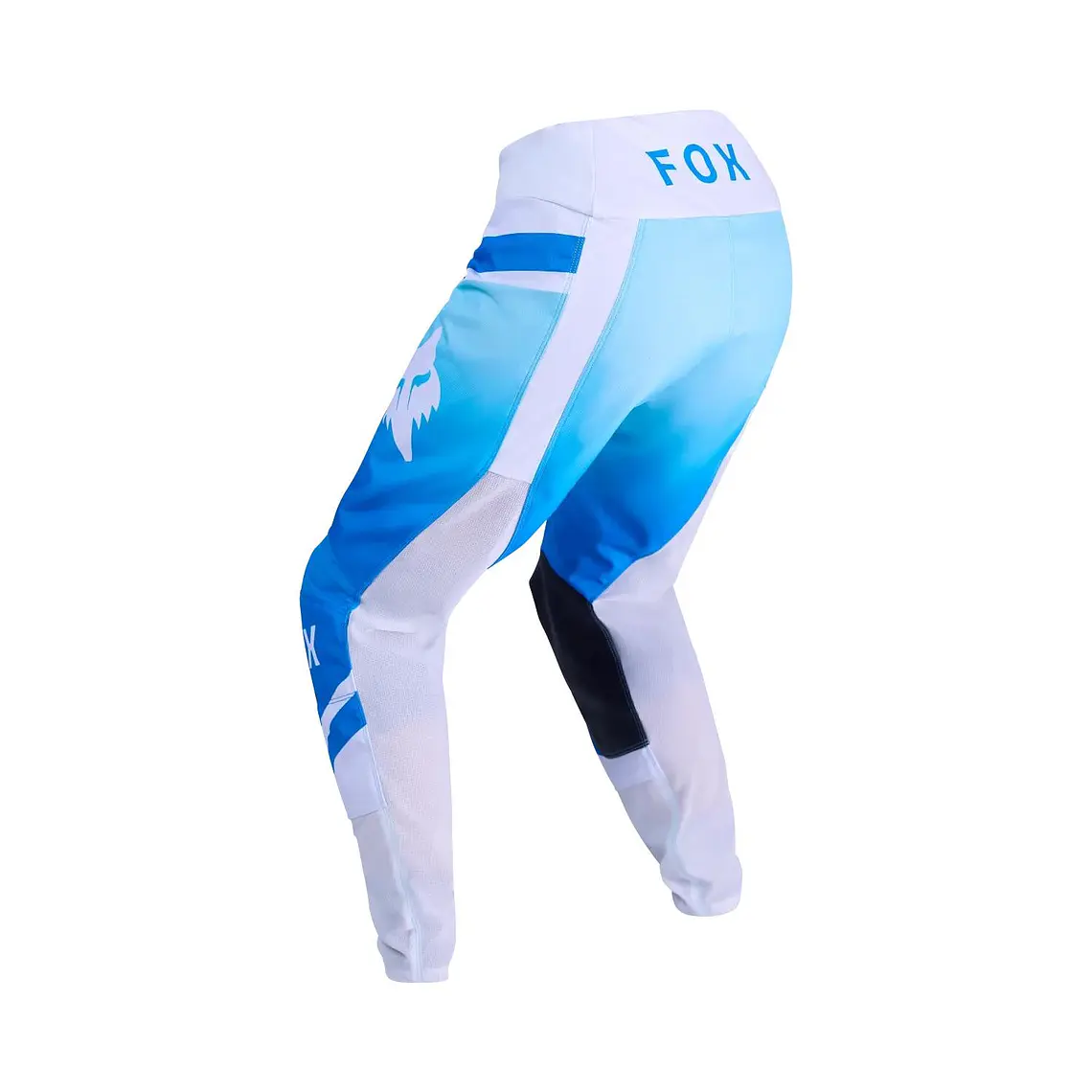 Pantalon Moto Mujer 180 Shield Blanco/Azul Marino Fox 2