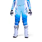 Pantalon Moto Mujer 180 Shield Blanco/Azul Marino Fox - Miniatura 3
