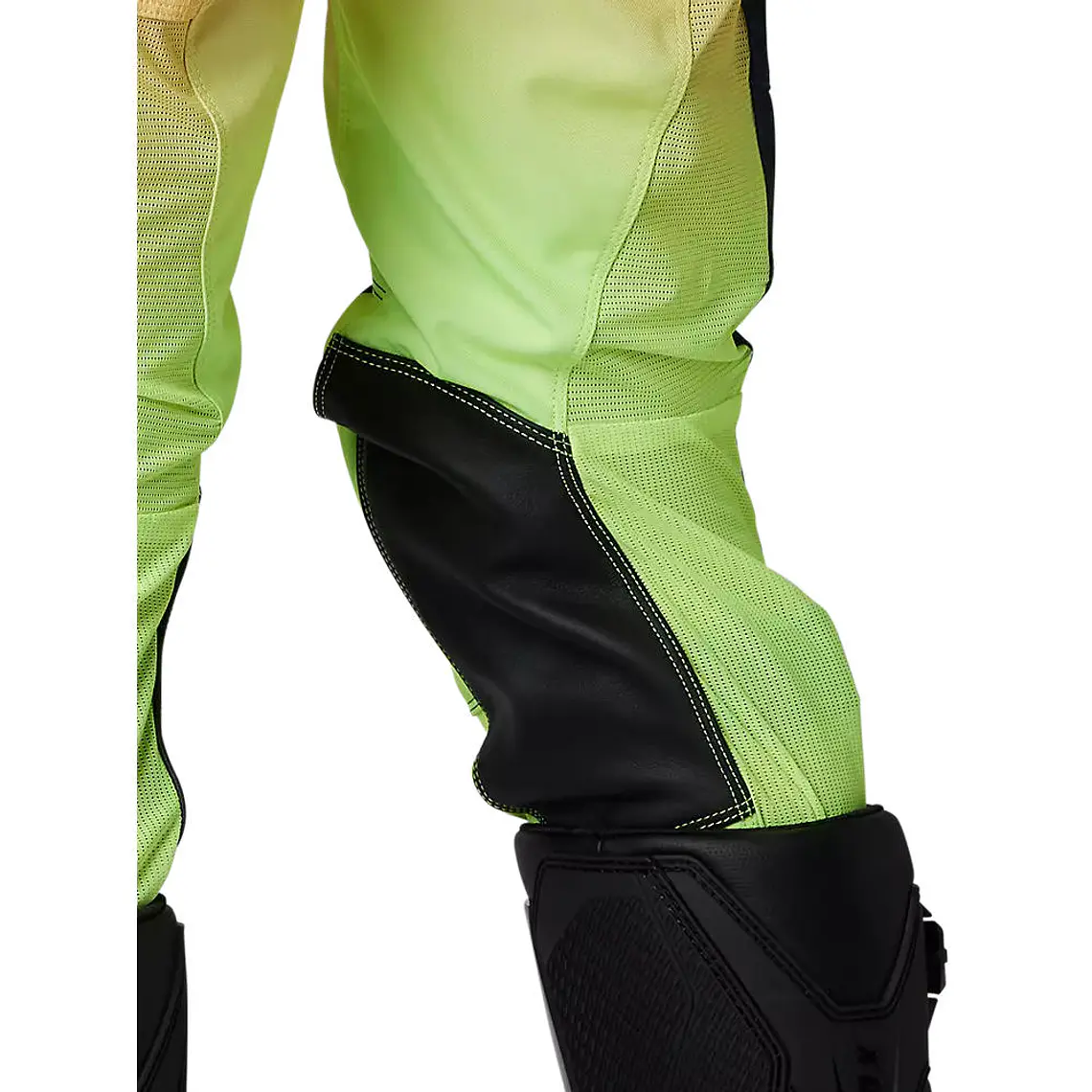 Pantalon Moto Mujer 180 Leed Rosado/Amarillo Fox 6