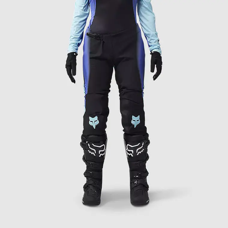 Pantalon Moto Mujer Flexair Infinite Azul/Negro Fox 3