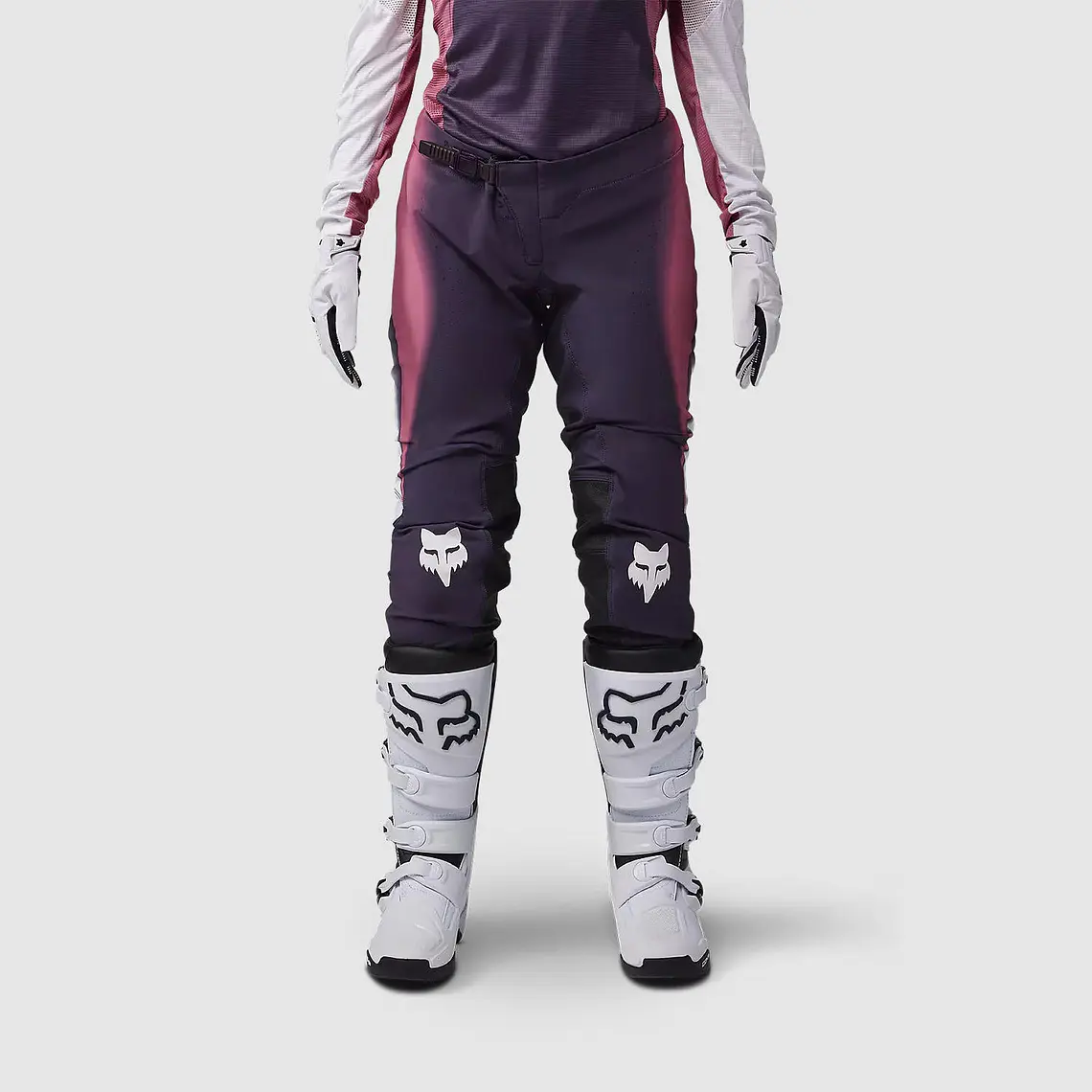 Pantalon Moto Mujer Flexair Infinite Morado Fox 3
