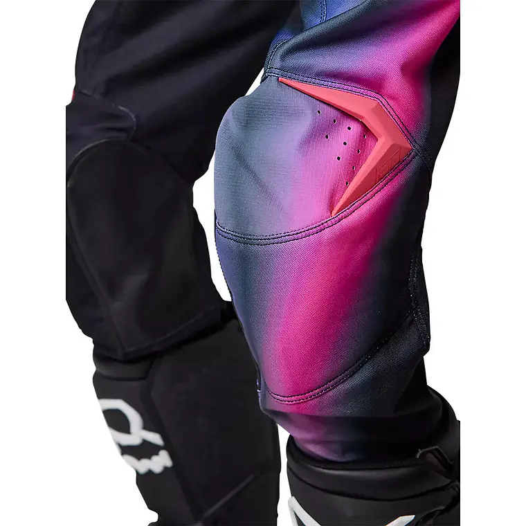 Pantalon Moto Niña 180 Toxsyk Negro/Rosado Fox 3