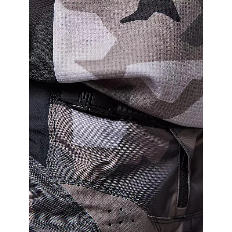 Pantalon Moto Niño 180 BKNR Camo Gris/Naranjo Fox 4